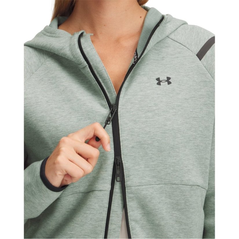 Under Armour Women's Unst Fleece Full Zip Hoodie Green