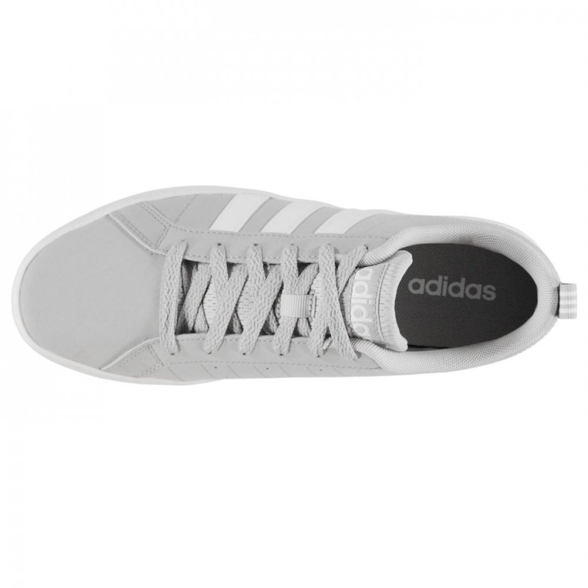 adidas VS Pace Trainers Mens LtGrey/Wht/Wht