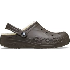 Crocs Baya Lined Mule Slippers Espresso
