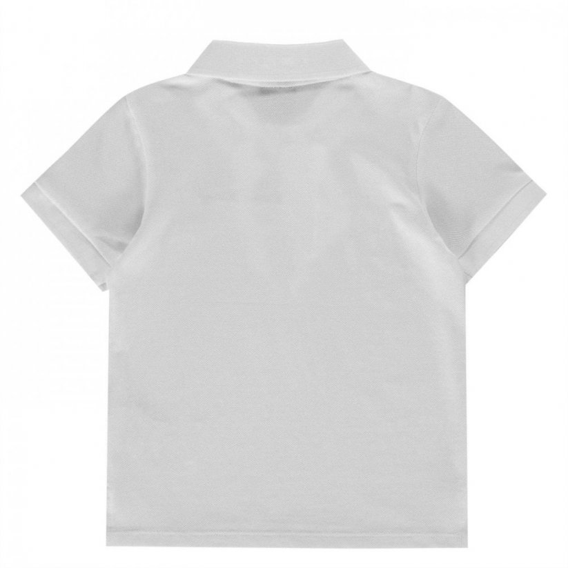 Slazenger Plain Polo Shirt Infant Boys White