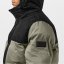 Everlast Men's Water Resistant Windproof Hooded Short Puffer Jacket Khaki/Black