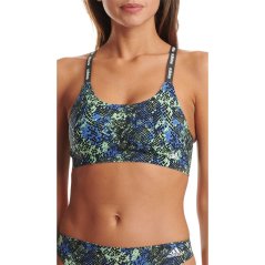 adidas Active Micro Flex Scoop Lounge Bra Blue&Print