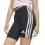 adidas Essentials Girls 3-Stripes Shorts Kids Black/White