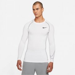 Nike Pro Core Long Sleeve pánske tričko White