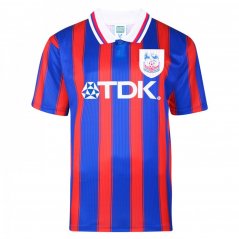 Score Draw Crystal Palace Home Shirt 1997 1998 Adults Red/Blue