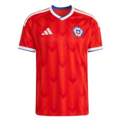 adidas Chile Home Shirt World Cup 2026 Mens Red/White