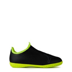 Puma Kids' Finesse Finesse Indoor Football Boots Black/FluYellow