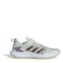 adidas Defiant Speed Tennis Shoes Jade/Metal/Lemn