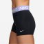 Nike Pro Three Inch Shorts Womens Black/Lilac