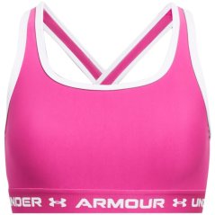 Under Armour UA Crossback Sports Bra Girls' Rebel Pink