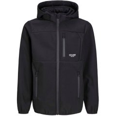 Jack and Jones Theo Softshell Jacket Junior Black