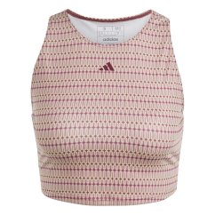 adidas Women's All Over Print Performance Vest Red