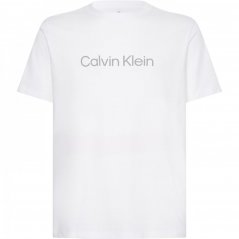 Calvin Klein Performance Logo T Shirt Bright White