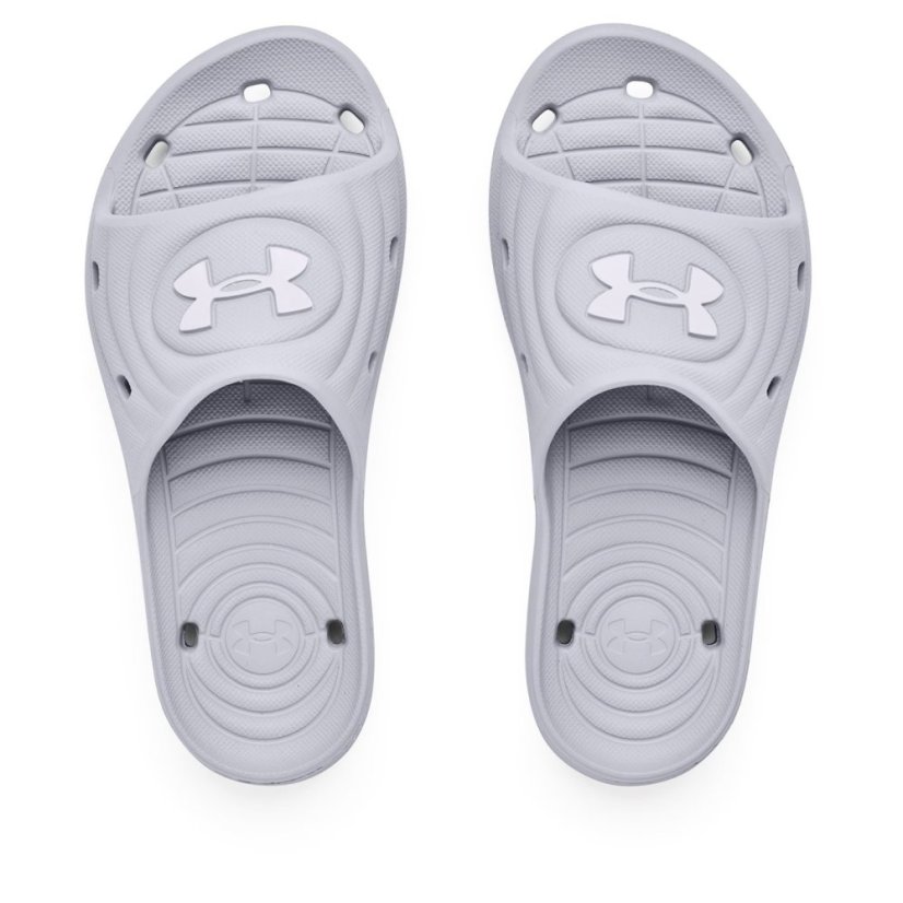 Under Armour Kids' Locker Sports Sandal Grey