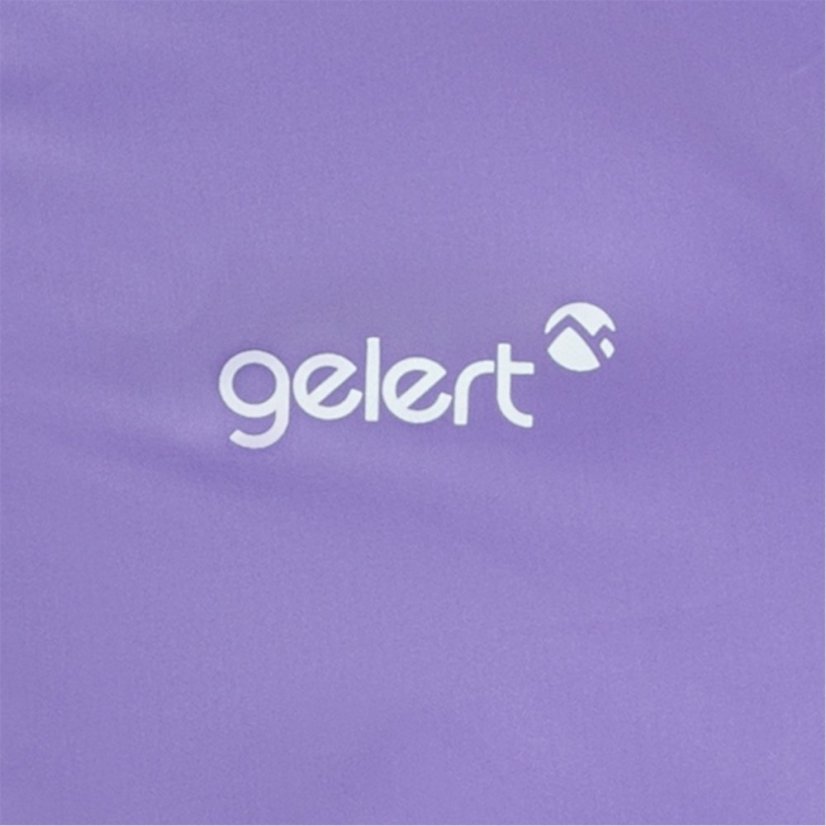 Gelert Kids' Reversible Windproof Long Sleeve Waterproof Jacket Lilac