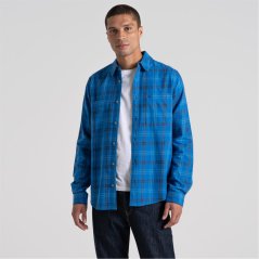 Craghoppers Men's Lonbard Long Sleeve Shirt BoltBlue CHK