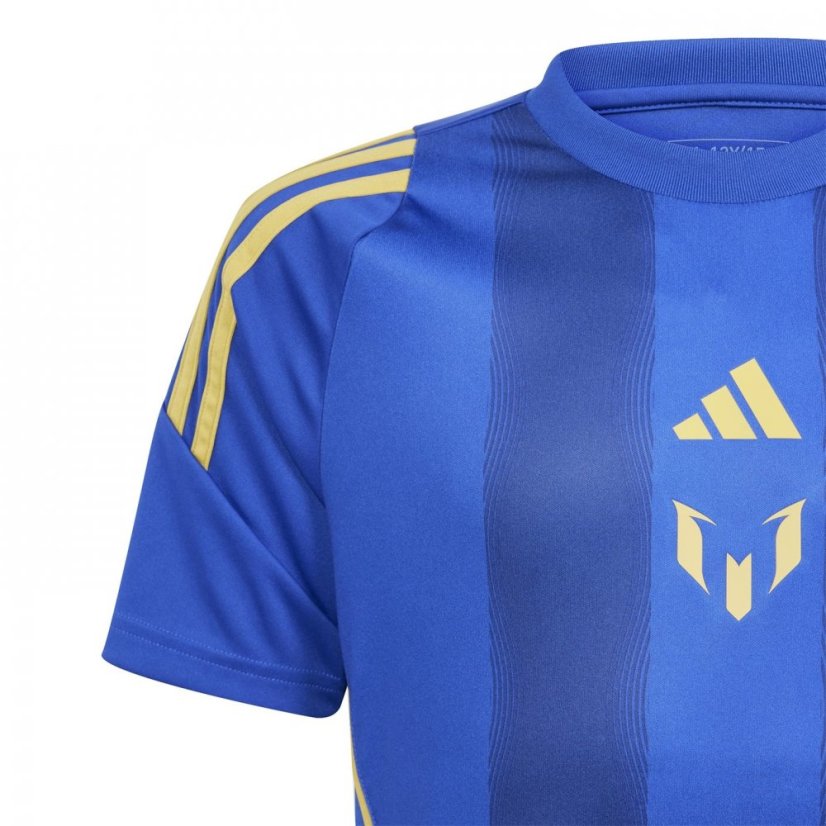 adidas Messi Argentina Training Jersey 2024 Kids Lucid Blue