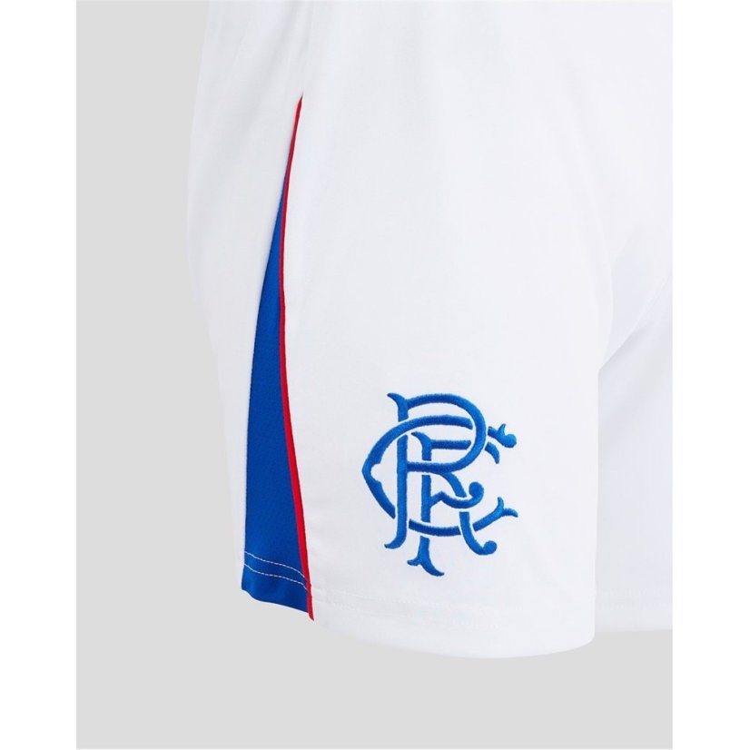 Castore Rangers Home Shorts 2024 2025 Womens White/Blue