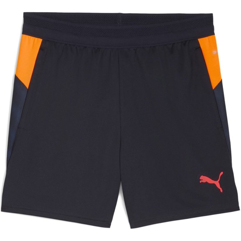 Puma Individual Cup Shorts Juniors Navy/Orange