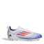 adidas F50 League Laceless Childrens Firm Ground Football Boots White/Red/Blue