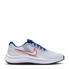 Nike Star Runner 3 Big Kids' Running Shoe Grey/Blue