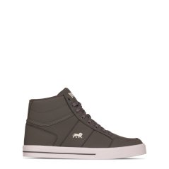 Lonsdale Canons Trainers Mens Grey/White
