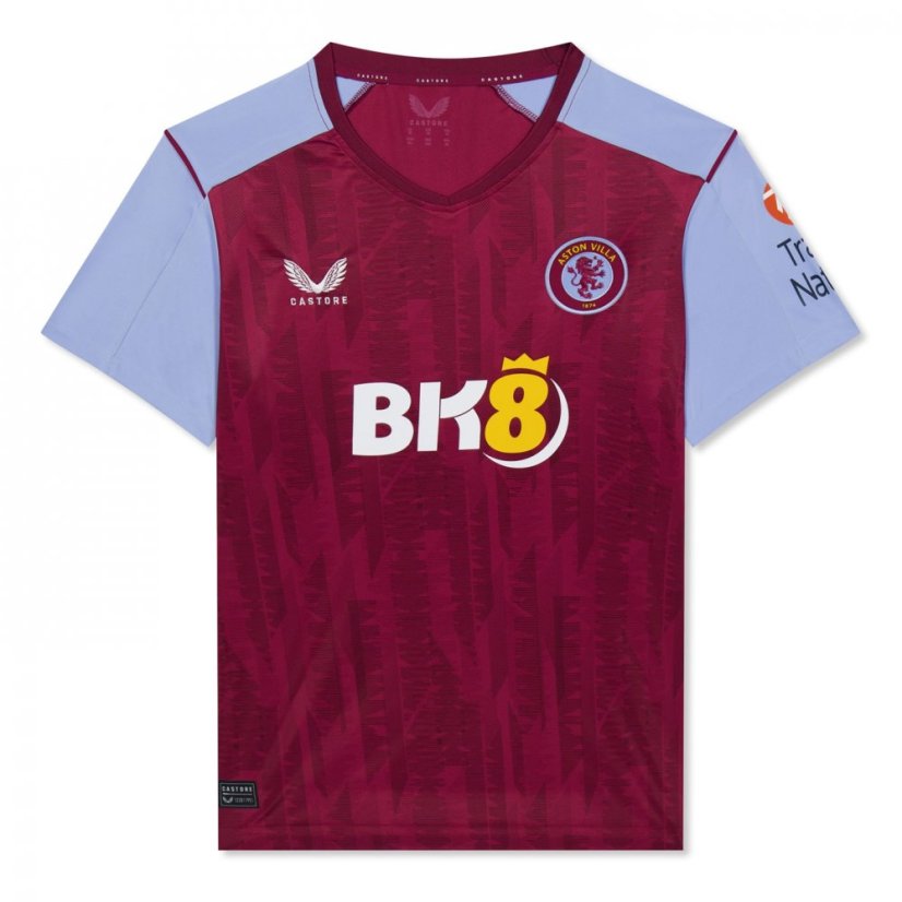 Castore Aston Villa Home Shirt 2023 2024 Womens Rhododendron