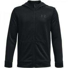 Under Armour Armour Full Zip Fleece Junior Boys Black