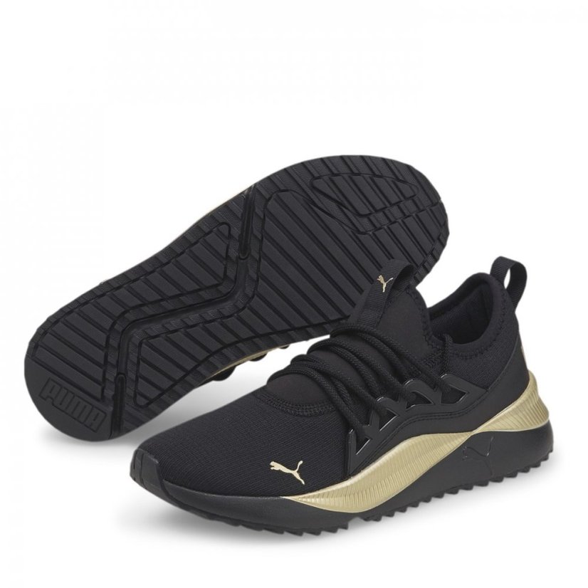 Puma Pacer Future Allure Trainers Womens Black/Gold