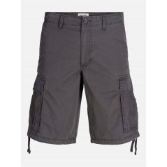 Jack and Jones Men's Cole Frank Cargo Shorts Asphalt