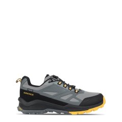 Karrimor Monti Waterproof Walking Shoes Mens Grey/Mustard
