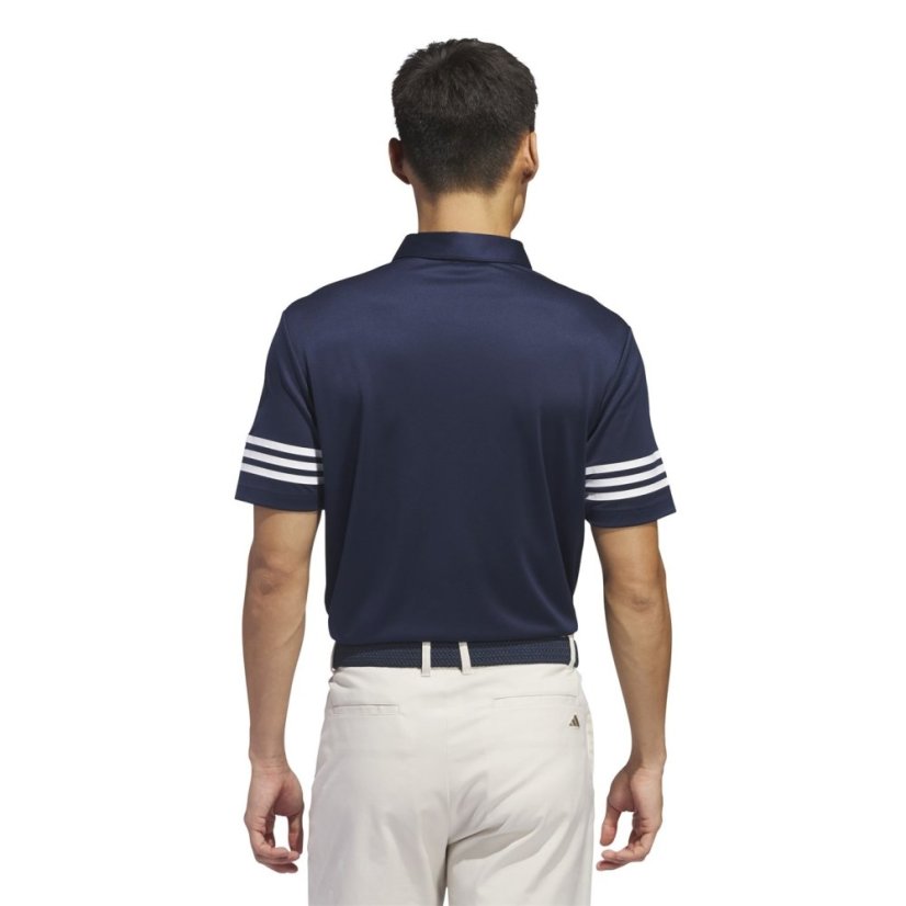 adidas 3 Stripe pánske polo tričko Navy