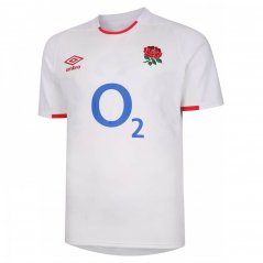 Umbro England Home Pro Shirt Mens White