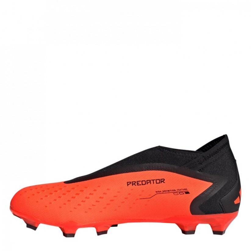 adidas Predator Accuracy.3 Laceless Firm Ground Football Boots Orange/Black