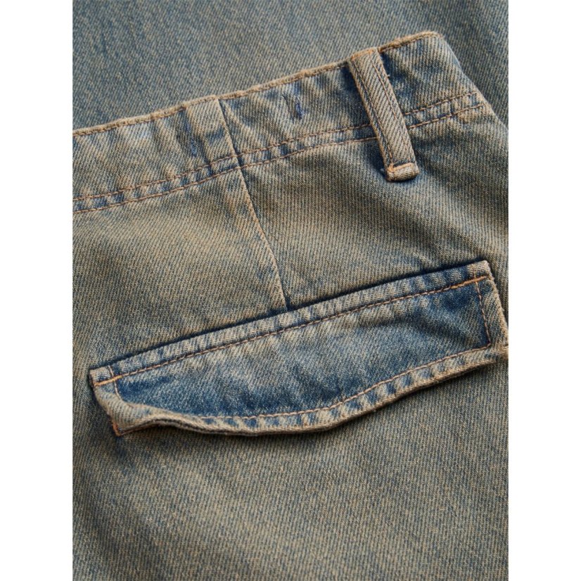 Jack and Jones J&J Eddie Wade Relaxed Fit Jeans Blue Denim