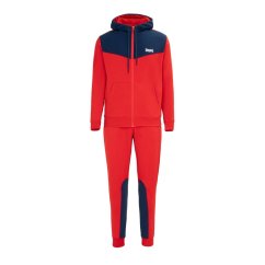 Lonsdale Mens Tracksuit Red/Navy