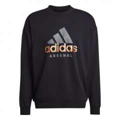 adidas Arsenal Dna Crew Sweatshirt Mens Black