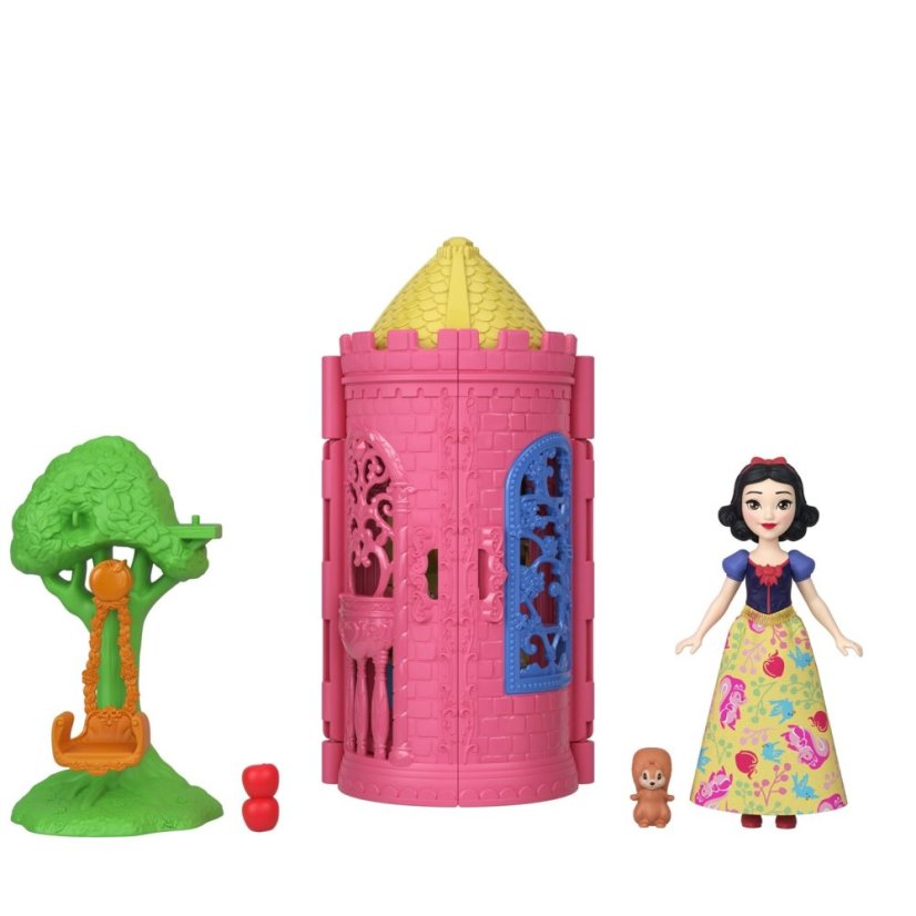 Disney Mattel Disney Princess Tower Surprise Small Dolls & Stacking Playset (Asst) Multi