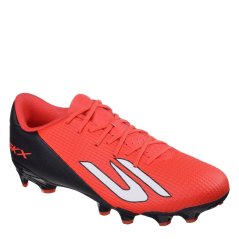 Skechers SKX.2 Academy Adults Firm Ground Football Boots Red/Black