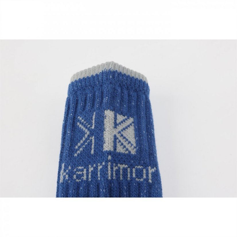 Karrimor Heavyweight Boot Sock 3 Pack Ladies Blue