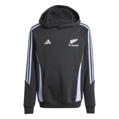 adidas All Blacks Hooded Sweatshirt 2024 2025 Juniors Black/Blue