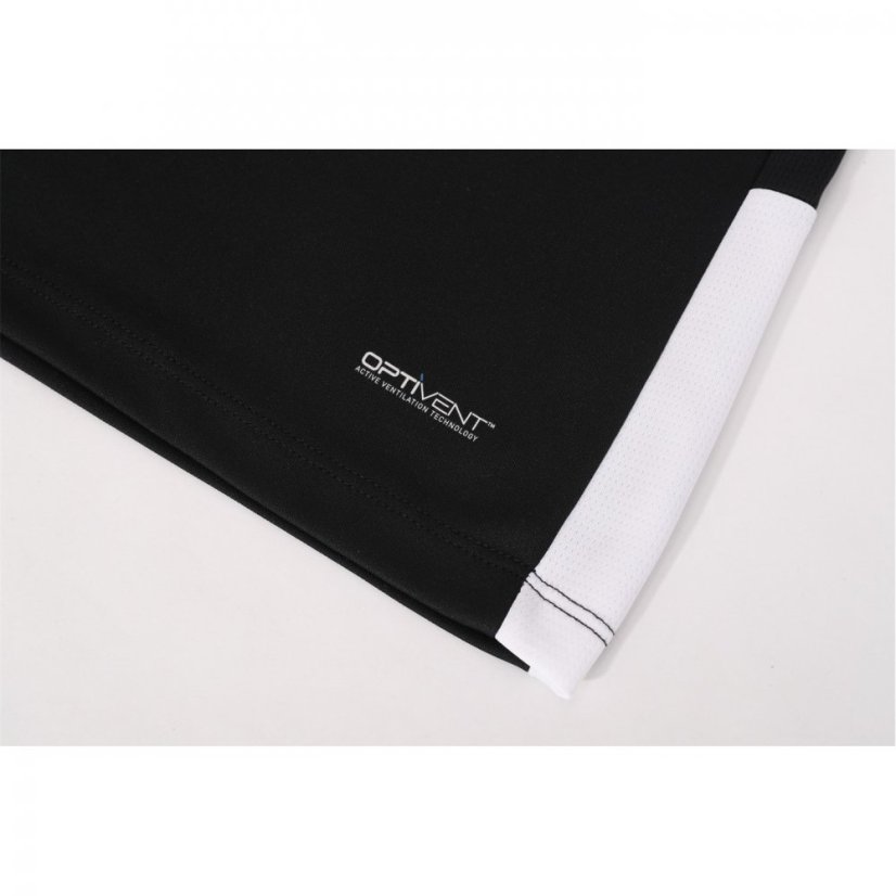 Sondico Fundamental Polo T Shirt Junior Boys Black/White