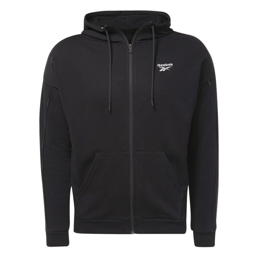 Reebok Workout Ready Piping Zip-Up Sweatshirt pánská mikina Black