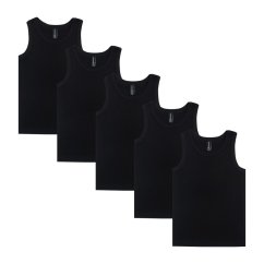 Donnay 5pk Vest Infants Black