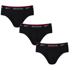 Reebok 3 Pack Mens Performance Briefs Black
