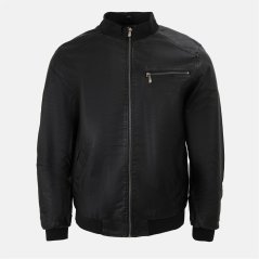 Firetrap Wash Bomber Mens Black