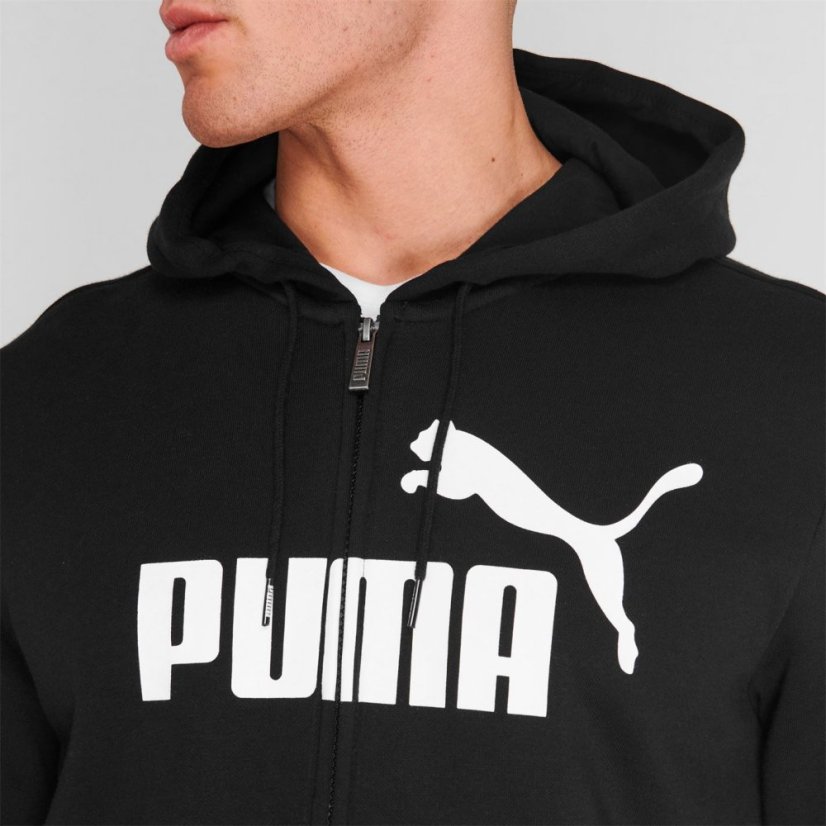 Puma No1 Zip Hoodie Mens Black velikost M
