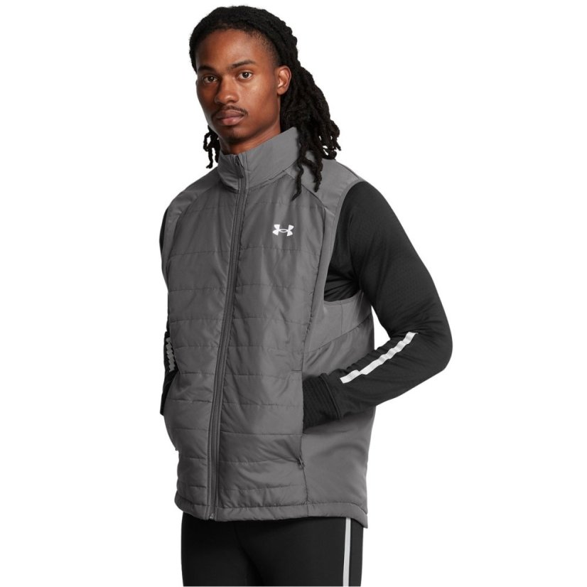 Under Armour Men's Strm Vitality Performance Running Vest Gray