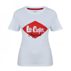 Lee Cooper Diamond T Shirt Ladies White