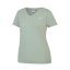 Slazenger Ladies V Neck Tee Shirt Moss Green